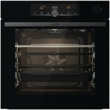 Духова шафа Gorenje електрична, 77л, A+, пара, дисплей, 300 °C, Wi-Fi, чорний