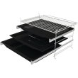 Духова шафа Gorenje електрична, 77л, A+, пара, дисплей, 300 °C, Wi-Fi, чорний