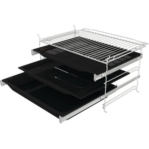 Духова шафа Gorenje електрична, 77л, A+, пара, дисплей, 300 °C, Wi-Fi, чорний
