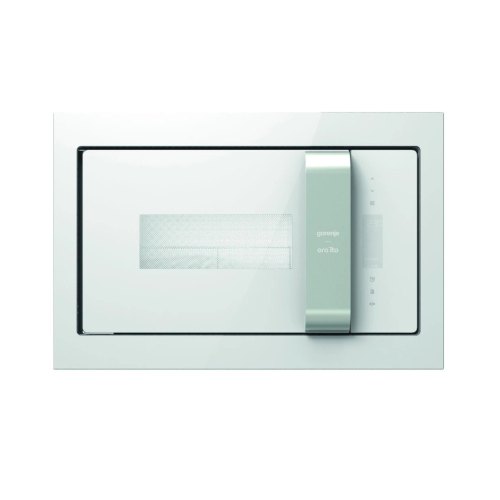 Мікрохвильова піч Gorenje вбудовувана ORAITO, 23л, електр. управл., 900Вт, гриль, дисплей, білий