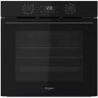 Духова шафа Whirlpool електрична, 71л, A+, дисплей, конвекція, телескопічні напрямні, чорний