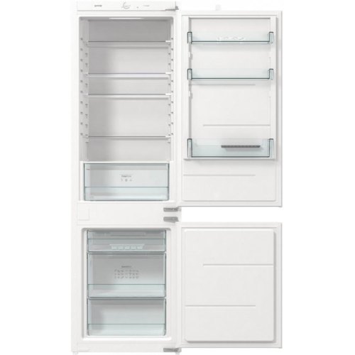Холодильник Gorenje вбудований з нижн. мороз., 177х55х54см, 2 двері,180(68)л, А+, FrostLess , Зона св-ті, LED дисплей, Білий