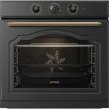 Духова шафа Gorenje електрична, 77л, A+, пара, дисплей, чорний