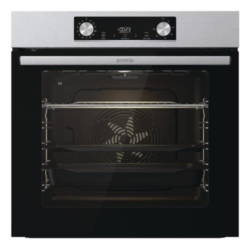 Духова шафа Gorenje електрична, 77л, A+, пара, дисплей, піроліз, нерж