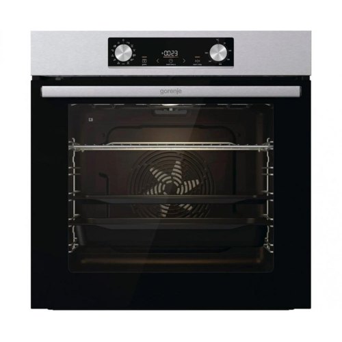 Духова шафа Gorenje електрична, 77л, A+, пара, дисплей, піроліз, нерж