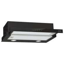 Витяжка Gorenje телескопічна, 60см, 450м3ч, чорний