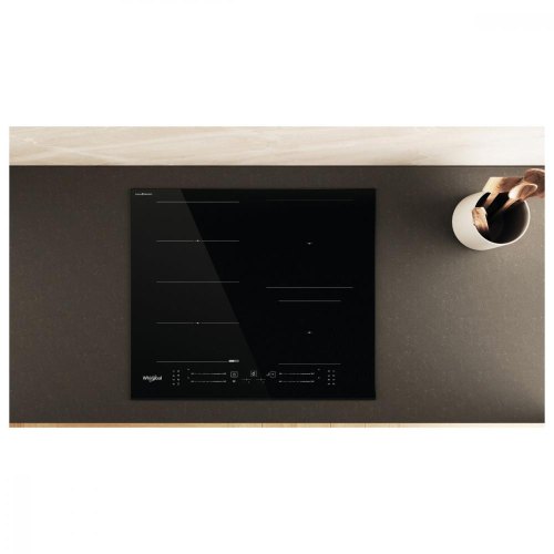 Варильна поверхня Whirlpool індукційна, 60см, розширена зона, чорний