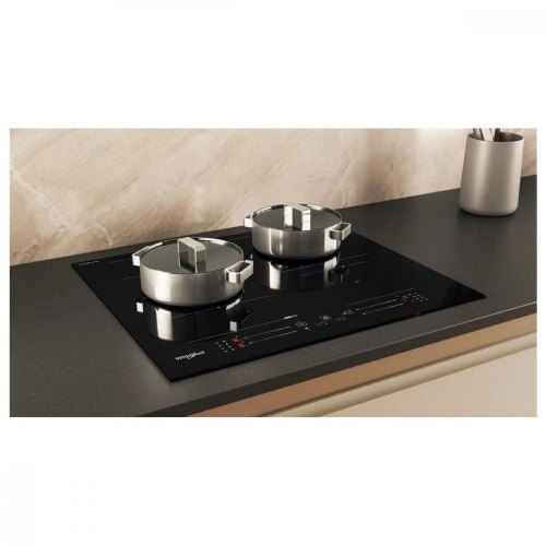 Варильна поверхня Whirlpool індукційна, 60см, розширена зона, чорний
