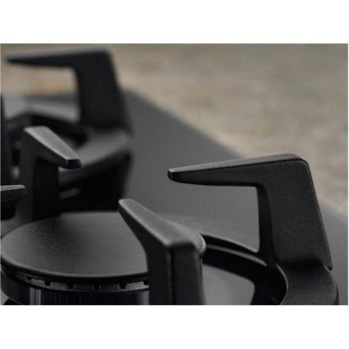 Варильна поверхня Electrolux газова на склі, 60см, чавун, чорний