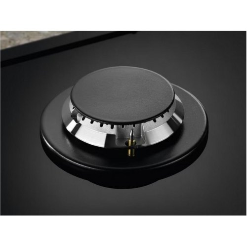 Варильна поверхня Electrolux газова на склі, 60см, чавун, чорний