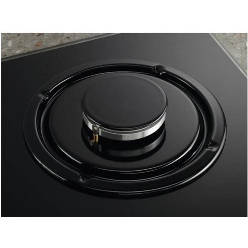 Варильна поверхня Electrolux газова на склі, 60см, чавун, чорний