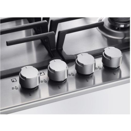 Варильна поверхня Electrolux газова, 30см, чавун, Доміно, нерж