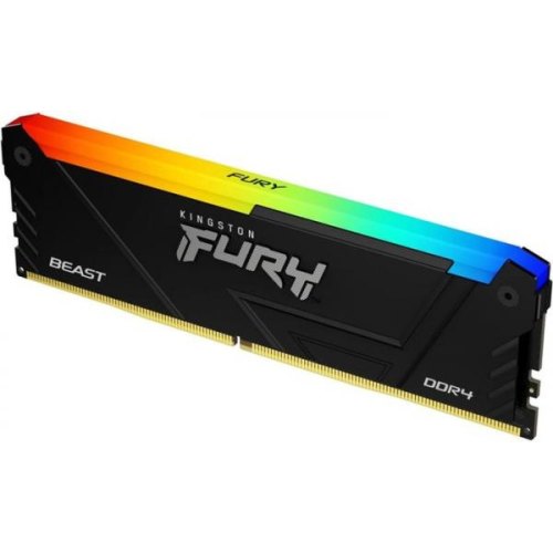 Модуль пам'яті,  Kingston DDR4 32GB KIT (16GBx2) 2666 FURY Beast RGB