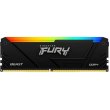 Модуль пам'яті,  Kingston DDR4 32GB KIT (16GBx2) 2666 FURY Beast RGB