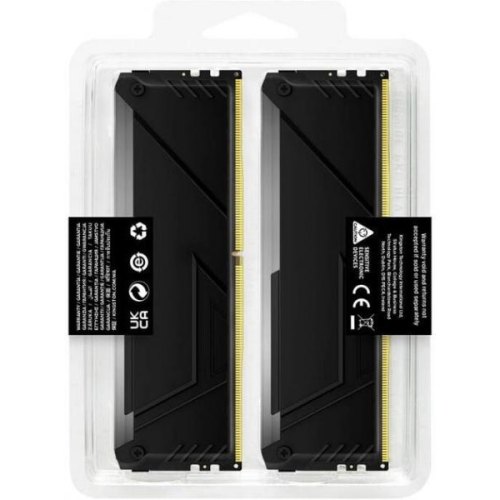 Модуль пам'яті,  Kingston DDR4 32GB KIT (16GBx2) 2666 FURY Beast RGB