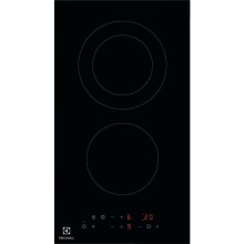 Варильна поверхня Electrolux електрична склокерамічна, 30см, Доміно, чорний