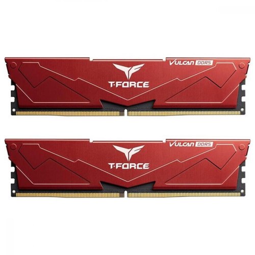 Модуль пам'яті DDR5 2x16GB/6000 Team T-Force Vulcan Red (FLRD532G6000HC38ADC01)