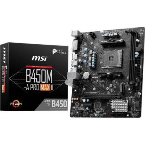 Mатеринська плата MSI B450M-A Pro Max II Socket AM4