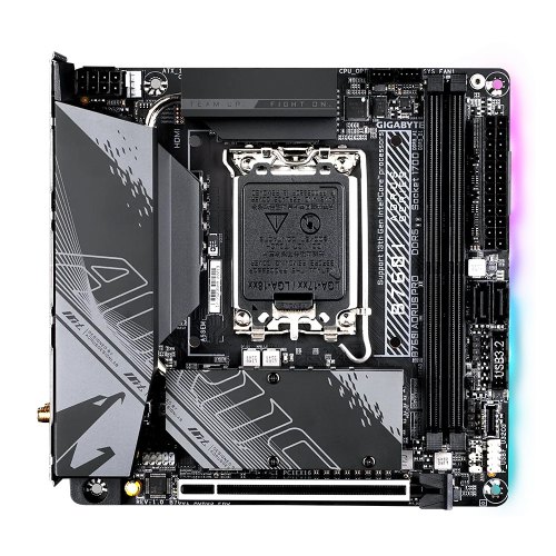 Mатеринська плата Gigabyte B760I Aorus Pro Socket 1700