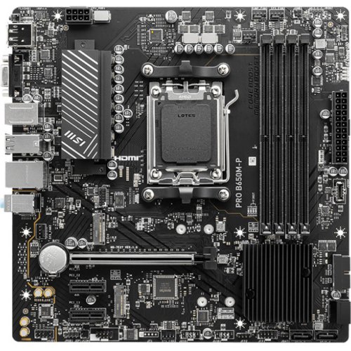 Mатеринська плата MSI Pro B650M-P Socket AM5