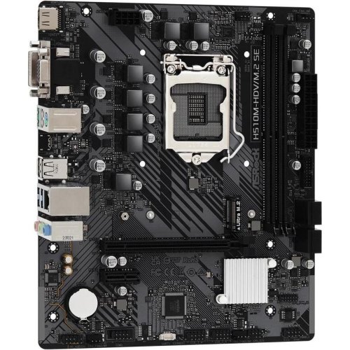 Mатеринська плата ASRock H510M-HDV/M.2 SE Socket 1200