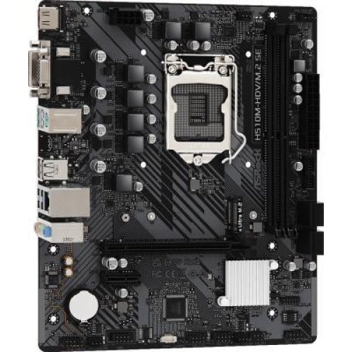 Mатеринська плата ASRock H510M-HDV/M.2 SE Socket 1200