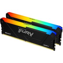 Модуль пам'яті DDR4 2x32GB/3200 Kingston Fury Beast RGB (KF432C16BB2AK2/64)