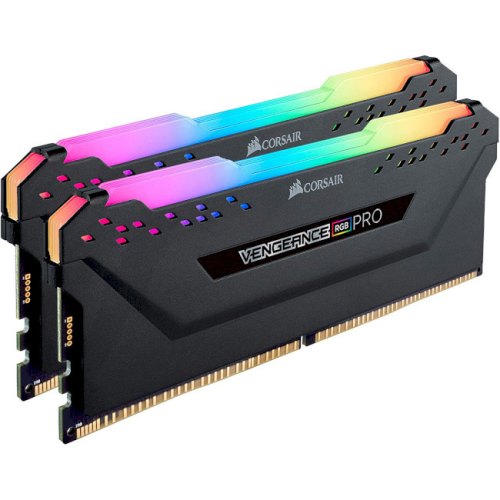Модуль пам'яті DDR4 2x16GB/3600 Corsair Vengeance RGB Pro SL Black (CMH32GX4M2D3600C18)
