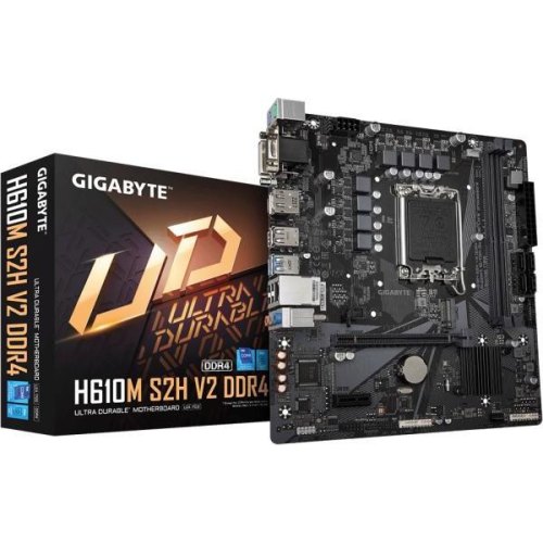 Материнська плата Gigabyte H610M S2H V2 DDR4 s1700 2DDR4 M.2 DVI HDMI VGA DP microATX