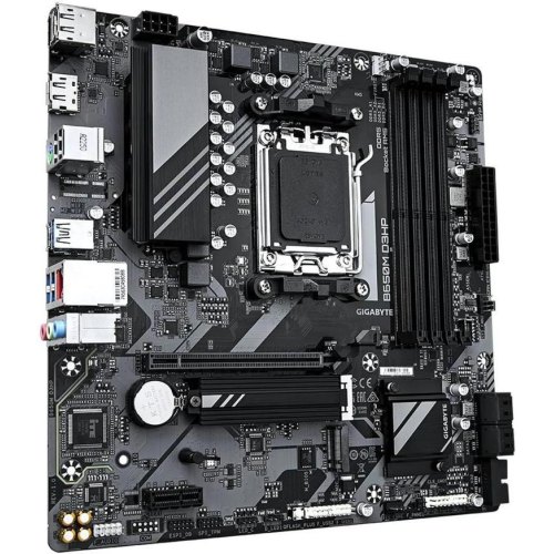 Материнська плата Gigabyte B650M D3HP sAM5 4xDDR5 2xM.2 HDMI DP microATX