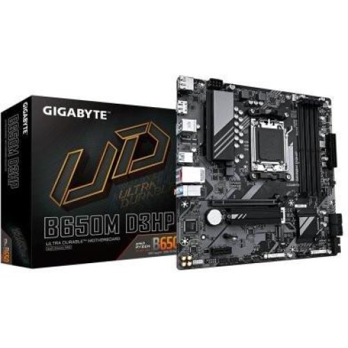 Материнська плата Gigabyte B650M D3HP sAM5 4xDDR5 2xM.2 HDMI DP microATX