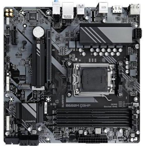 Материнська плата Gigabyte B650M D3HP sAM5 4xDDR5 2xM.2 HDMI DP microATX