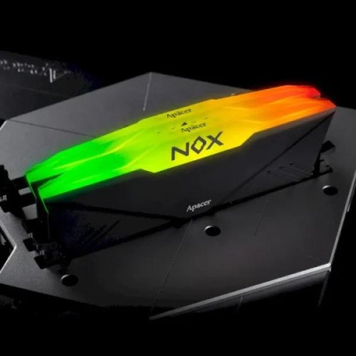 Модуль пам'яті DDR4 2х8GB/3200 Apacer NOX RGB Black (AH4U16G32C28YNBAA-2)