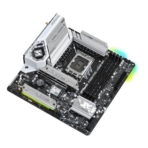 Mатеринська плата ASRock B760M Steel Legend WiFi Socket 1700