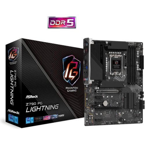 Mатеринська плата ASRock Z790 PG LIGHTNING s1700 Z790 4xDDR5 4xM.2  HDMI ATX