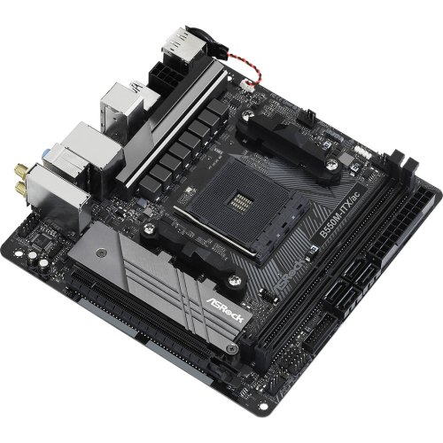 Mатеринська плата ASRock B550M-ITX/AC Socket AM4
