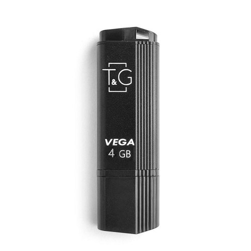 USB флеш, 4GB, T&G 121 Vega Series Black (TG121-4GB,BK)