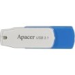 USB флеш,  64GB, Apacer AH357 Blue/White (AP64GAH357U-1)