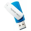 USB флеш,  64GB, Apacer AH357 Blue/White (AP64GAH357U-1)