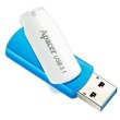 USB флеш,  64GB, Apacer AH357 Blue/White (AP64GAH357U-1)