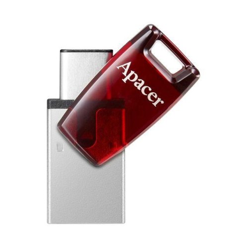 USB флеш, Type-C 32GB, Apacer AH180 Red (AP32GAH180R-1)