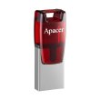 USB флеш, Type-C 32GB, Apacer AH180 Red (AP32GAH180R-1)