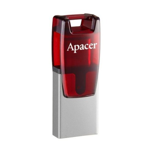 USB флеш, Type-C 32GB, Apacer AH180 Red (AP32GAH180R-1)