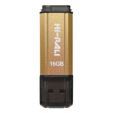 USB флеш, 16GB, Hi-Rali Stark Series Gold (HI-16GB,STGD)