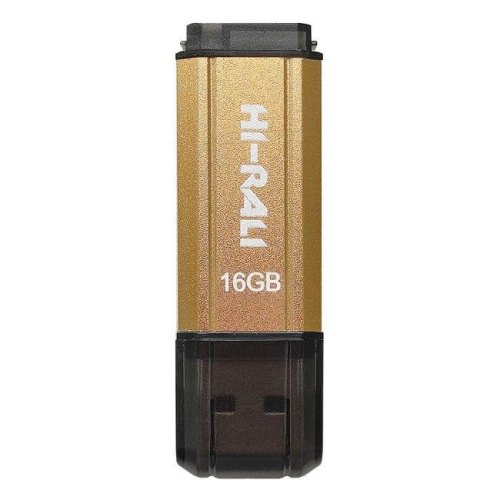 USB флеш, 16GB, Hi-Rali Stark Series Gold (HI-16GB,STGD)