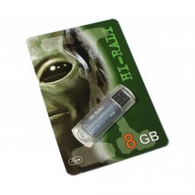 USB флеш, 8GB, Hi-Rali Corsair Series Silver (HI-8GB,CORSL)