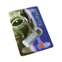 USB флеш, 4GB, Hi-Rali Corsair Series Silver (HI-4GB,CORSL)