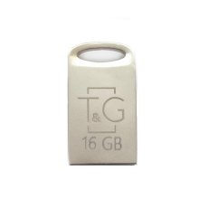 USB флеш, 16GB, T&G 105 Metal Series Silver (TG105-16G)