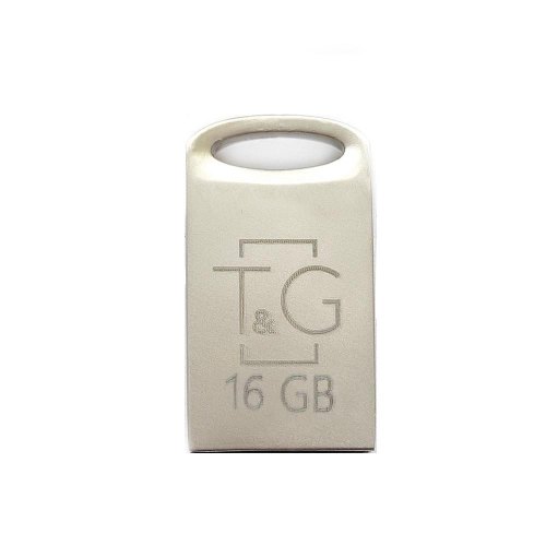 USB флеш, 16GB, T&G 105 Metal Series Silver (TG105-16G)