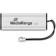 USB флеш,128GB, MediaRange Black/Silver (MR918)